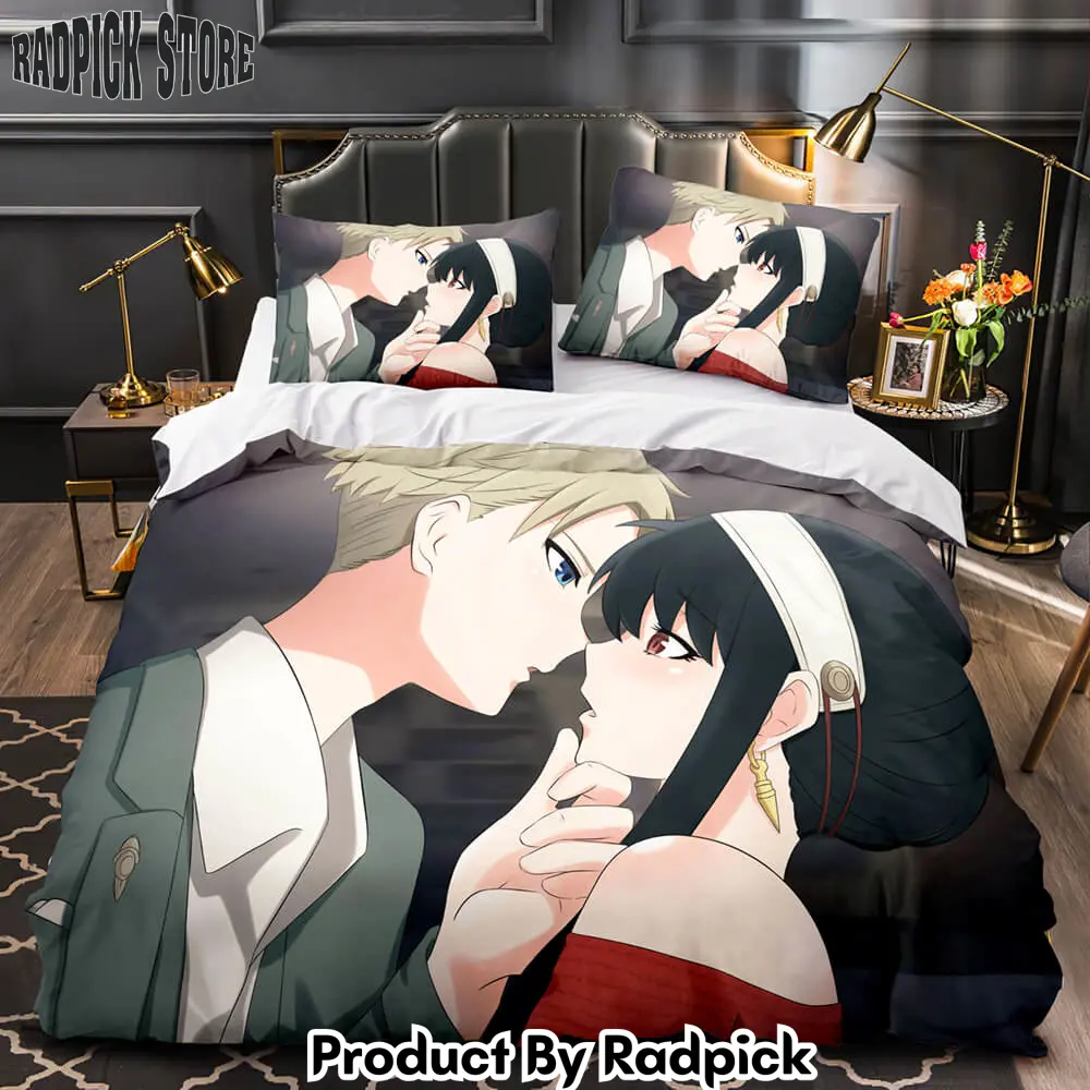 Spy x family bedding set quilt duvet cover bed sheet for room decoration  rp0427092